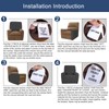 NILUOH Recliner Chair Covers 4-Pieces Stretch Lazy Boy Recliner Covers