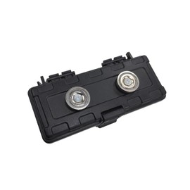 NIYATA 1 Pcs Magnetic Key Holder Under Car Strong Dual Magnet Key Holder for Under Car, Key Holder Lock Hidden Under Car Waterproof Stash Box for Outdoor Travel Hiding Keys USB Under Car Vehicles