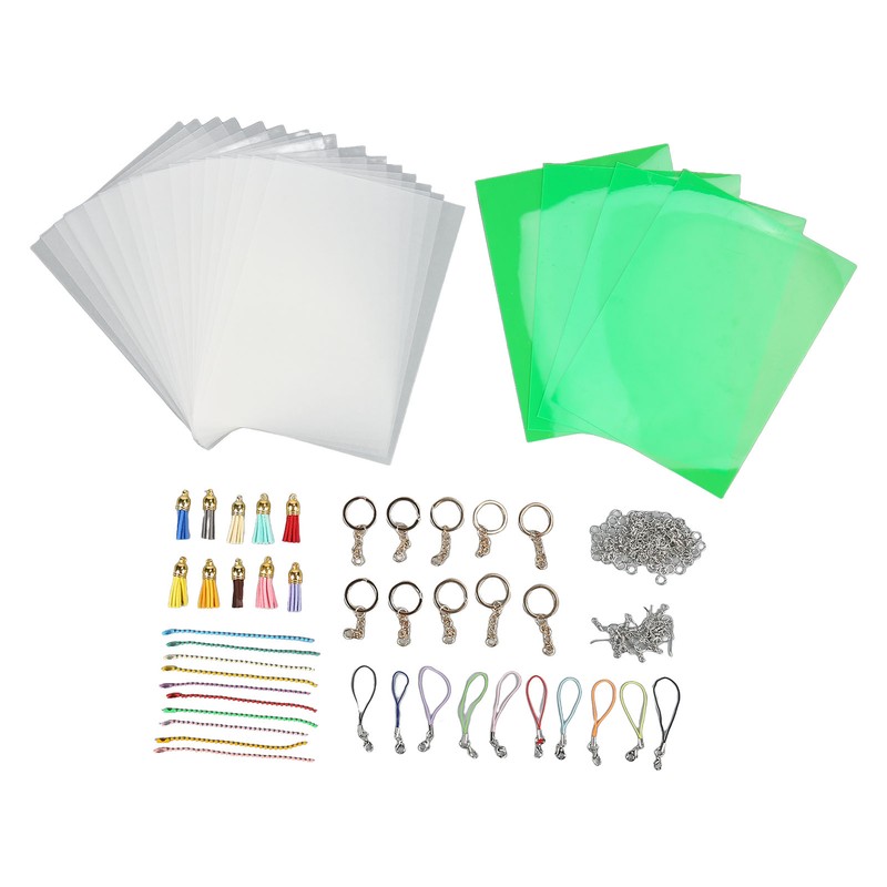 Heat Shrink Film Sheets Kit DIY Handcrafted Shrink Dink Plastic