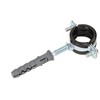 KOTARBAU® Set of 10 Pipe Clamps 3/4 Inch with Rubber