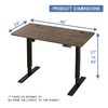bilbil Electric Height Adjustable Standing Desk, 48 x 24 Inches