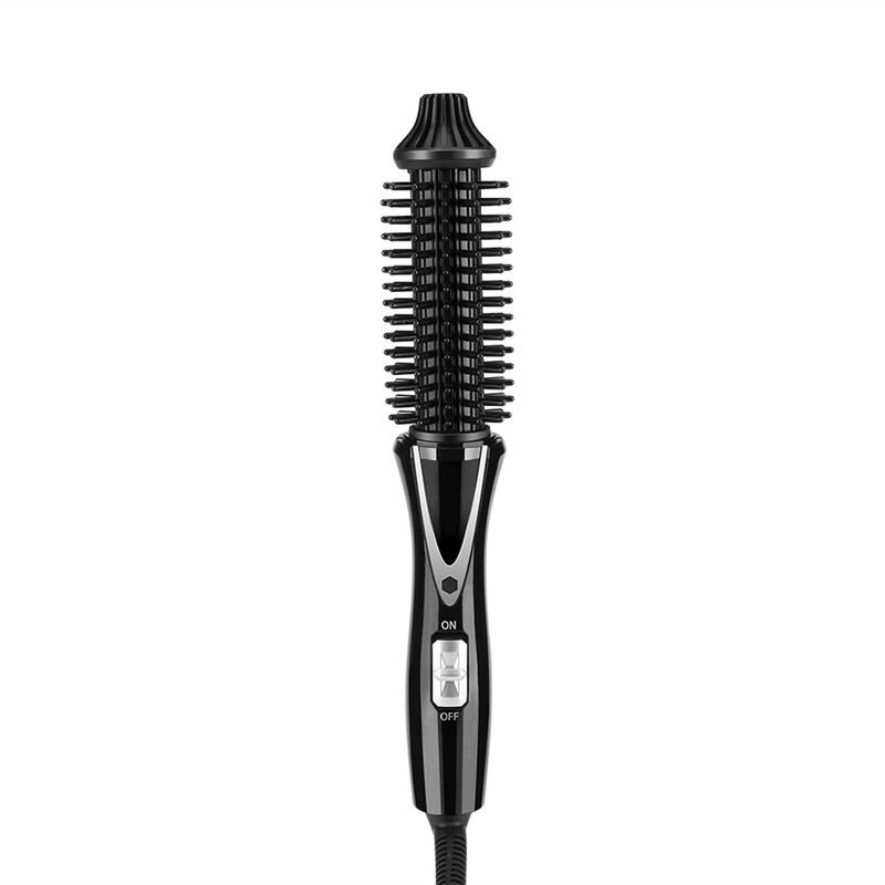 Ceramic Tourmaline Foldable Anion Hair Brush Curler Hair Curling Iron