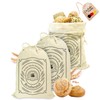 AH® Linen Bread Bags Set of 3 30 x 40