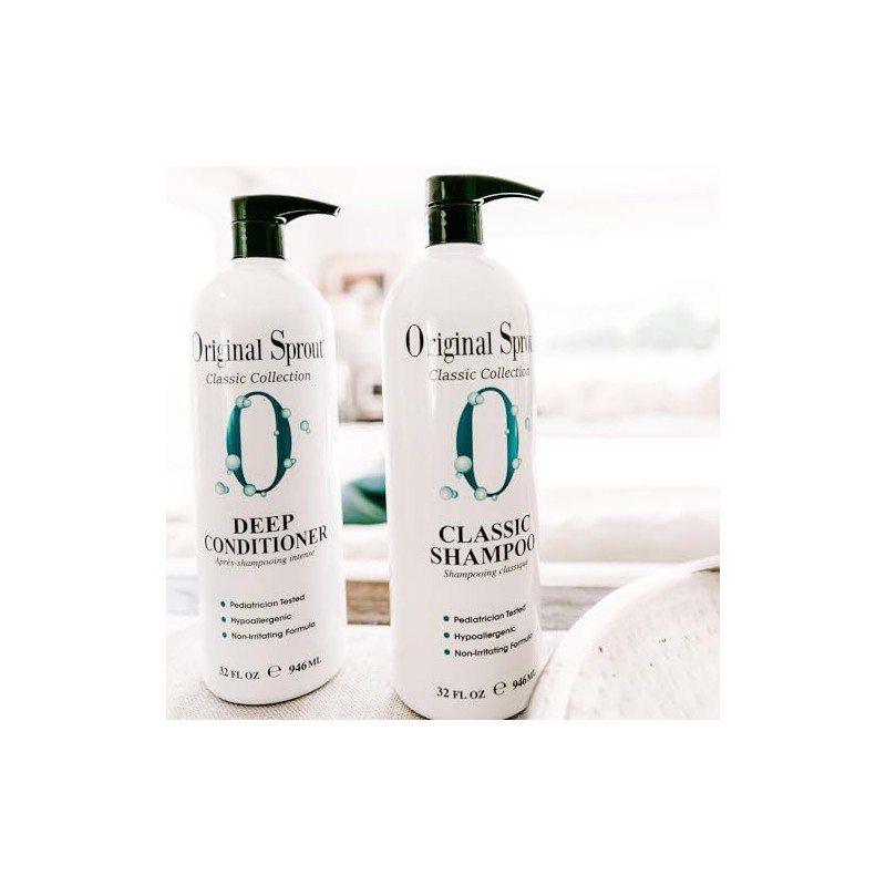 Original Sprout Natural Shampoo. Organic Sulfate Free Shampoo for All