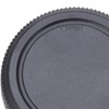 2PCS Lens Rear Caps ABS Plastic Snap On Lens Back