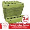 Cackle Hatchery Vented Paper Pulp Egg Cartons - Green (24