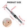 1Pcs Wood Square Mortise Hole Mortise Hole Rectangular Slot Drill