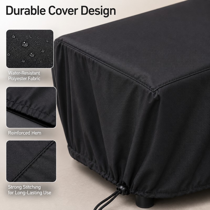 BBQ Grill Cover for Outdoor Cooking – Heavy-Duty Polyester Protection