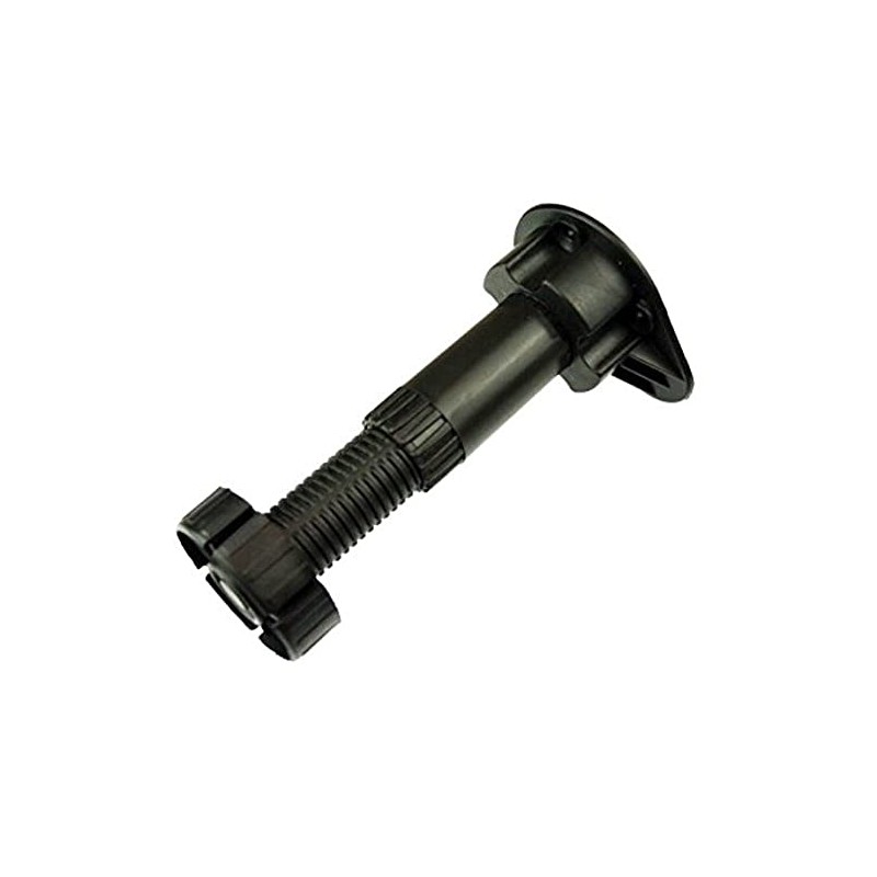 Merriway BH05994 (4 Pcs) Adjustable Cabinet Leg Black Plastic, Adjustable