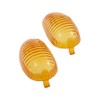 2EXTREME Indicator Lens Set Front Orange - Compatible with Piaggio