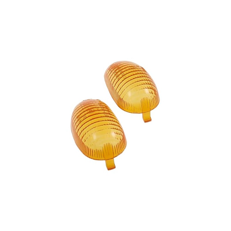 2EXTREME Indicator Lens Set Front Orange - Compatible with Piaggio