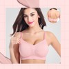 Kong's Molly Seamless Wire-Free Maternity and Nursing Bra - Plus Size with Side Support Maternity Bra Black/L