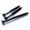100 BLACK Stainless Steel Decking Screws 5mm x 50mm TORX