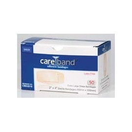 CBD2016 Bandage Careband Wound LF Sterile Sheer 2x4" XL Strip Tan 50 Per Box Part No. CBD2016 by- Aso Corporation