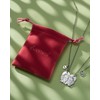 2Pcs Unicorn Half Heart Necklace Set Friendship Gift for Sisters