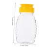 FUNOMOCYA Honey Decanter Beehive Style Refillable Honey Bottle for Sugar