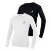 Roadbox Boys Youth Compression Shirts - 2 Pack Long Sleeve