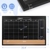 Board2by Monthly Chalkboard Calendar & Cork Board for Wall, 24"x36"