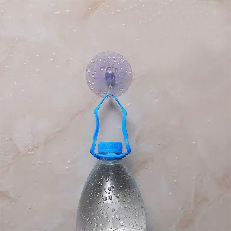 FUYOAL 8 Pcs Suction Hooks, Clear Towel Hooks Window Suckers