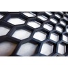 Universal Black ABS Plastic Racing Honeycomb Hex Mesh Grill Spoiler