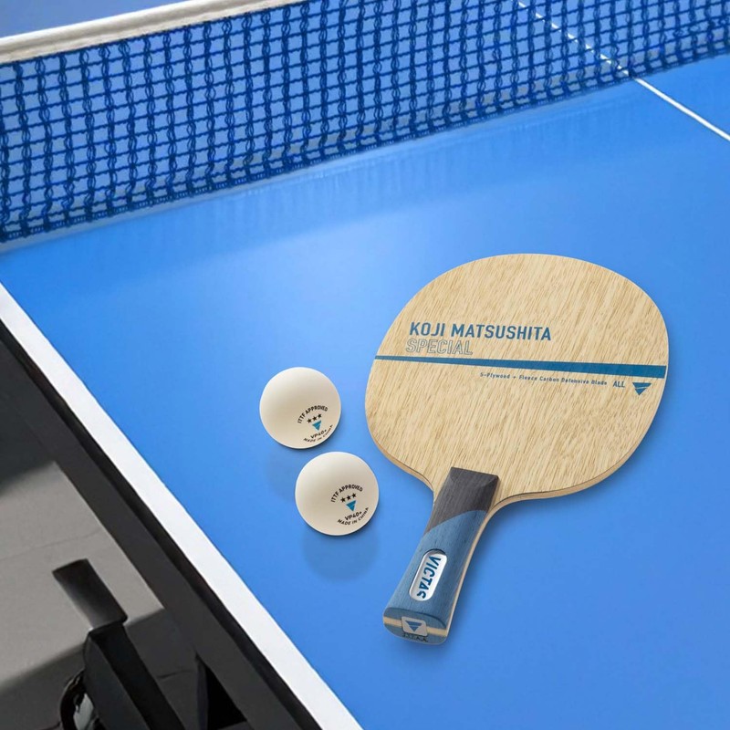 Victas 028304 Table Tennis Racket, Koji Matsushita Special Shakehand, For