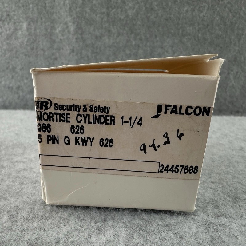 Falcon Mortise Cylinder 1-1/4” 986 G Keyway 626 - 5