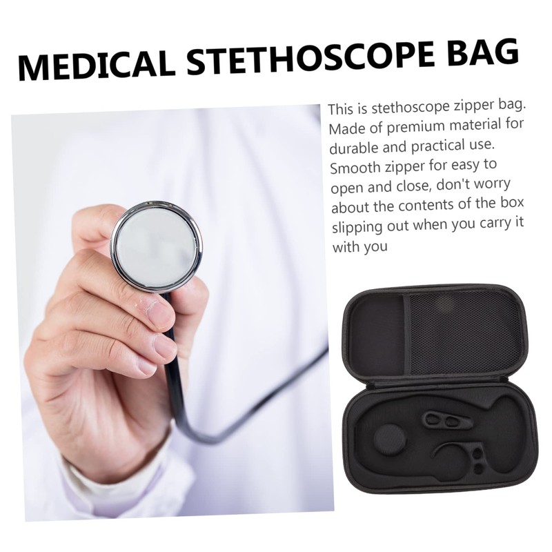 KONTONTY 1Pc Stethoscope Carrying Case Protector with Inner Mesh Pocket