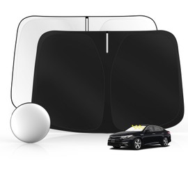 Sulagi Windshield Sun Shade for Kia Optima 2016-2020 Foldable Sunshade Custom Fit Front Window Car Interior Accessories Protector Blocks UV Rays