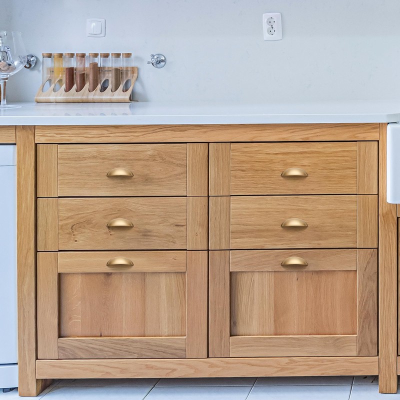 Ravinte 6 Pack 3" Drawer Pulls Champagne Bronze Cabinet Cup