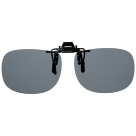 Daiwa DQ-8021 Triacetate Polarized Clip, Gray, Large