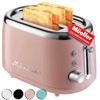 MUELLER HOME Retro Toaster 2 Slice, 7 Browning Levels, 3