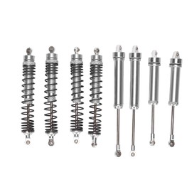 RC Front Rear Shock Absorbers Aluminum Alloy Material Stable Sealing RC Replacement Part for TRAXXAS UDR 1/7Silver