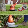 FUSHUI 2 Pack Strimmer Spool,Double Line Autofeed Spool and Line,Strimmer