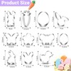 JALEVID Easter cookie cutter, 11 pieces, Easter cookie cutters, Easter