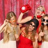 Relaxdays 10 x Elvis Glasses, Funny Rapper & Proll Glasses,