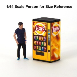 Handmade 1/64 Diorama Display Vending Machine SNACKS Model City Scene Accessory S Scale - Lays
