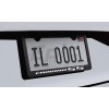 Unbranded Glowing Camaro SS License Plate Frame Black Stainless Steel