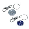 UK Phoenix Shopping Trolley Token Key Ring 12 Sided £1