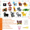 14 Pieces DIY Sewing Kit Kraeoke DIY Craft Set Animals