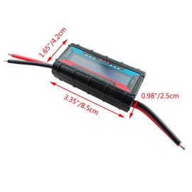 LoveDeal 150A High Precision RC Watt Meter Power Analyzer Voltage Amp Meter, Wattmeter Tester Amp Meter Monitor with Real-time Reading Backlight Digital LCD Screen for Battery, Solar, Wind Power