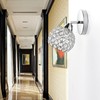Crystal Wall Sconces Modern Wall Lamp G9 LED Round Bedroom