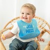 Neat Solutions My Job is Mess Silicone Sccop Crumcatcher Bib,