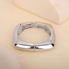 Xerling Chunky Geometric Square Bangle Simple Fashion Wrist Bracelet Women
