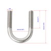 Round U-Bolt 22 Nm (0.87") Inside Width 304 Stainless Steel