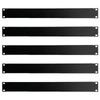 1U Blank Panel Rack Mount Spacer Filler Panel 19" Black