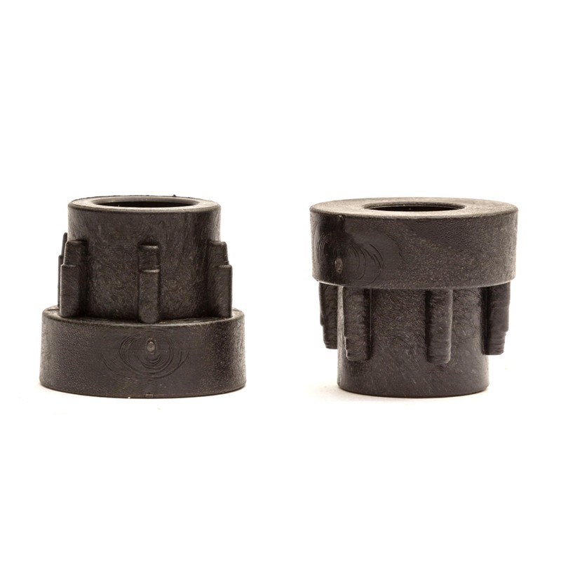 2x Plastic Reducer Bushes 1" / 25mm to 1/2" /