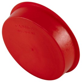 Caplugs T-1063 T Series – Plastic Tapered Cap and Plug, 50 Pack, Red LD-PE, Cap OD 3.86" x Plug ID 4.07" Protective Closures, Dust and Moisture Seals, MIL Spec, SAE Fittings, Hydraulic, EZ Remove