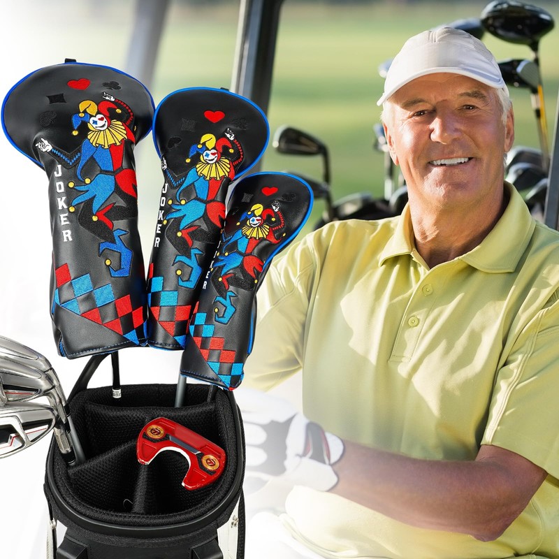 Golf Club Head covers Wood Set 3 PACKS (1.F.H) Set