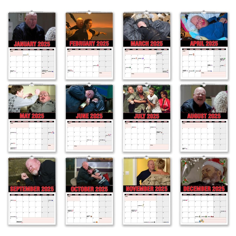 The Calendar King // Phil Mitchell - 2025 Wall Calendar