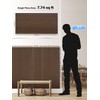 Mollywell Wood Panels for Wall, Time-Saving Installation, Versatile Wood Slat